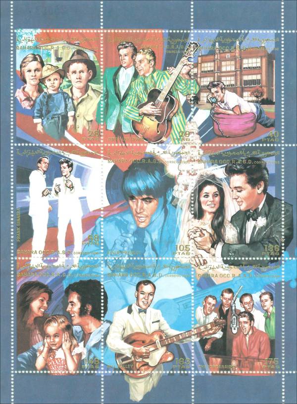 Elvis Presley Souvenir Sheet