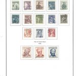 Page 36 of the Czechoslovakia Stamp Album with Stamps